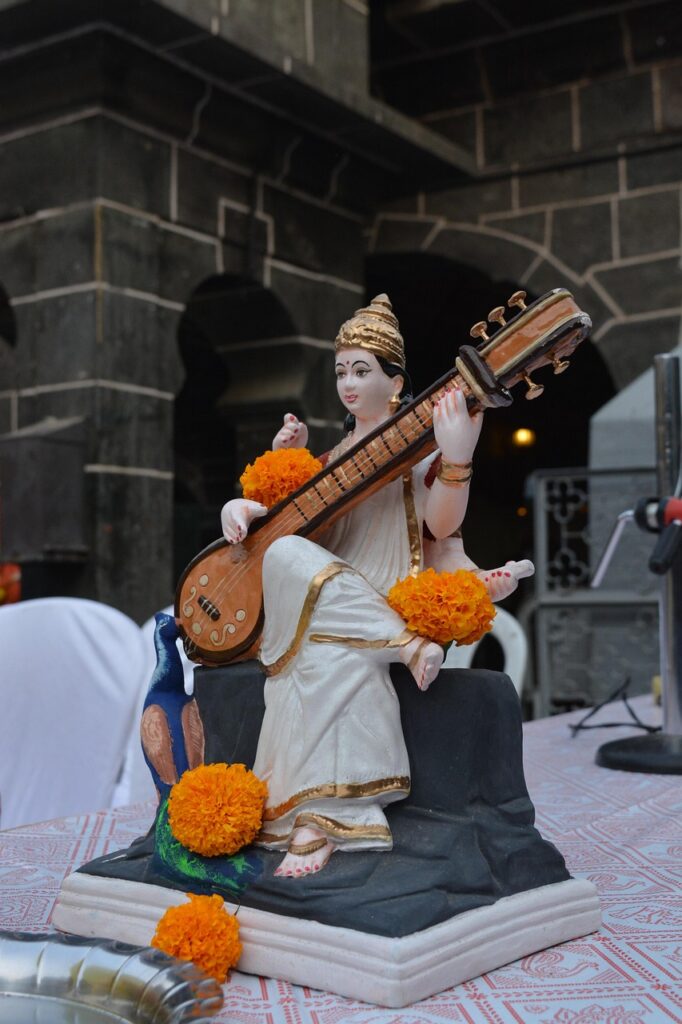 saraswati, idol, goddess, hindu, india, religious, sculpture, statue, worship, knowledge, deity, mythology, figurine, hinduism, traditional, saraswati, saraswati, saraswati, saraswati, saraswati